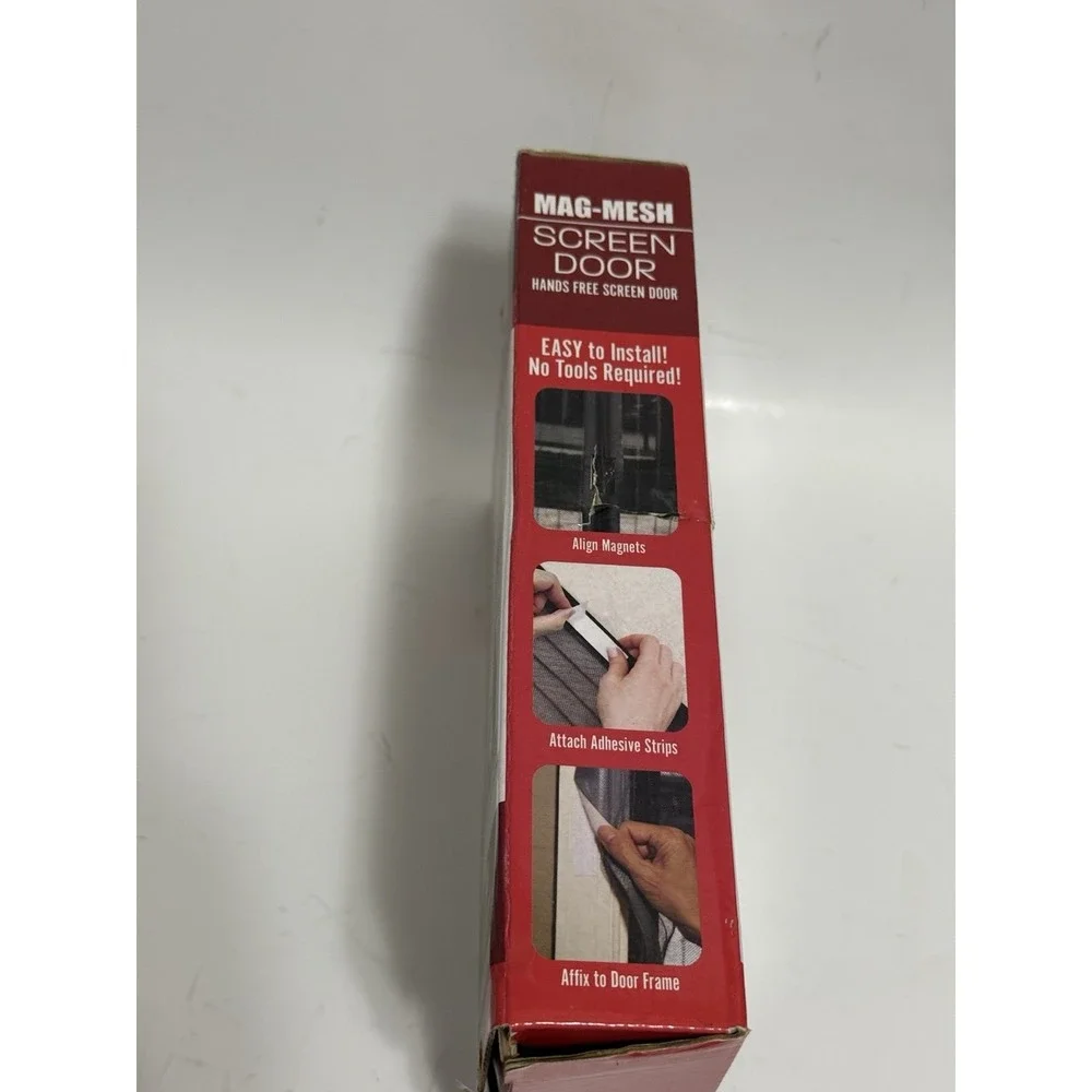 MAG-MESH Magnetic‎ Screen Door Heavy Duty Strong Magnets & Mesh 39